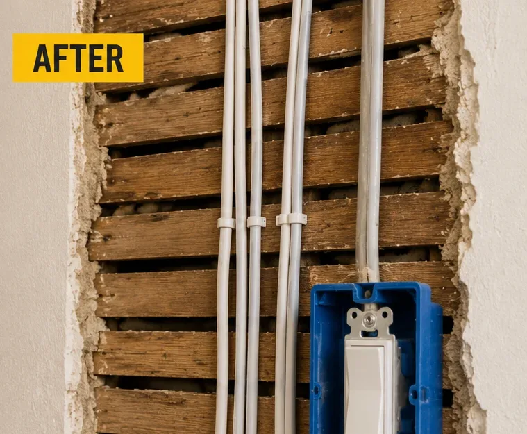 Knob and tube wiring removal service in Toronto