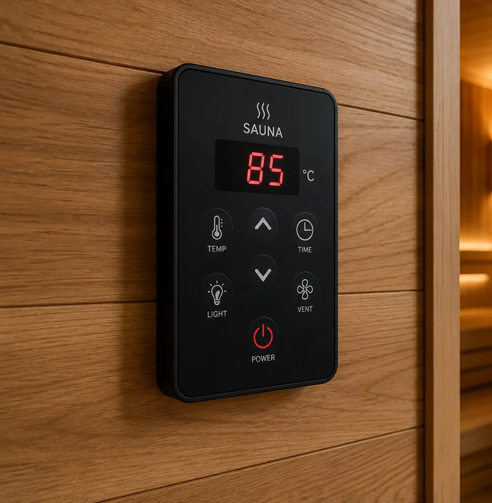 Sauna electrical installation