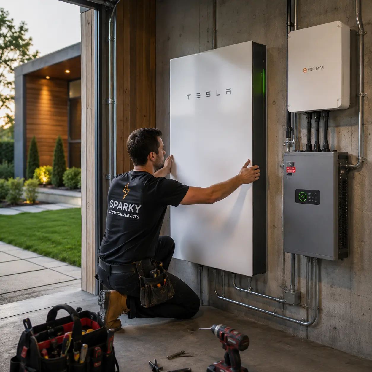 Home battery installation Toronto