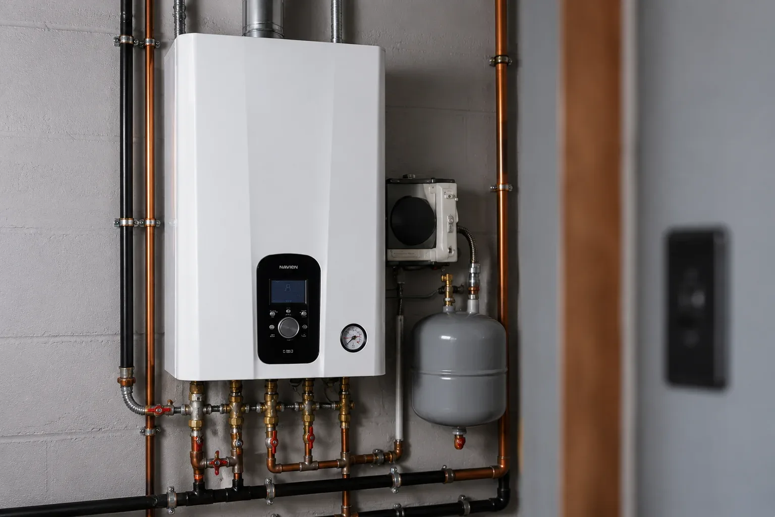 Electric boiler hookup