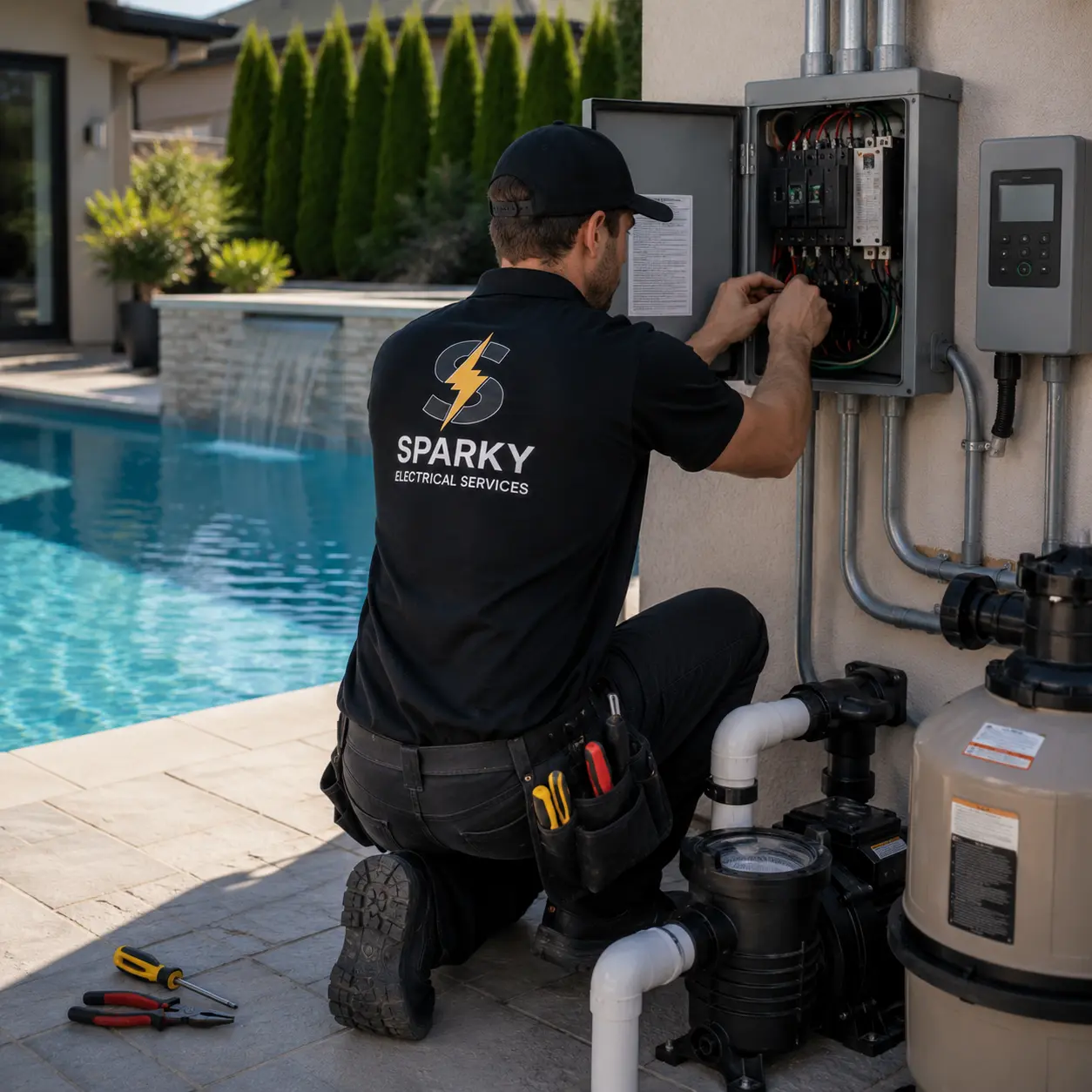 Pool electrical installation Toronto