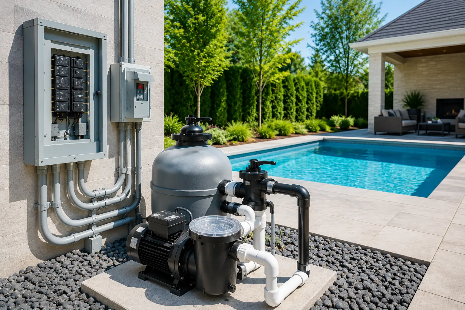 Pool electrical installation Toronto