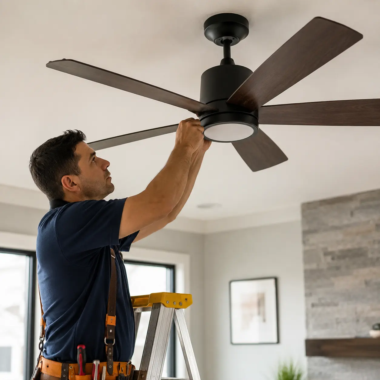 Ceiling fan installation Toronto electrician