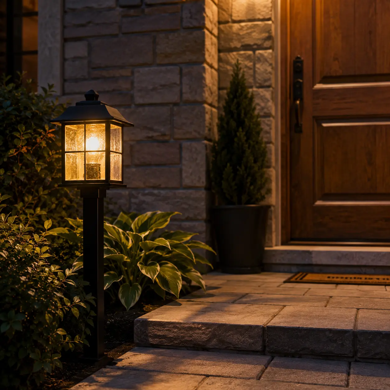 Landscape lighting installation Toronto