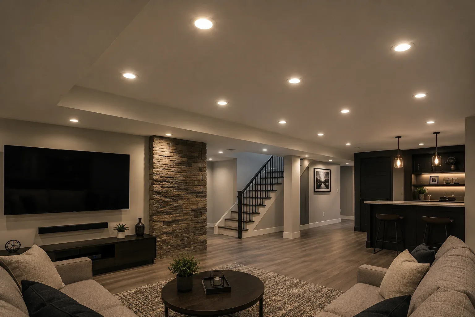 Potlight installation and wiring upgrades in Markham